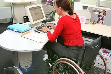Woman In A Wheelchair